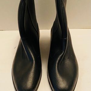 Vintage English leather and sheep lined boots